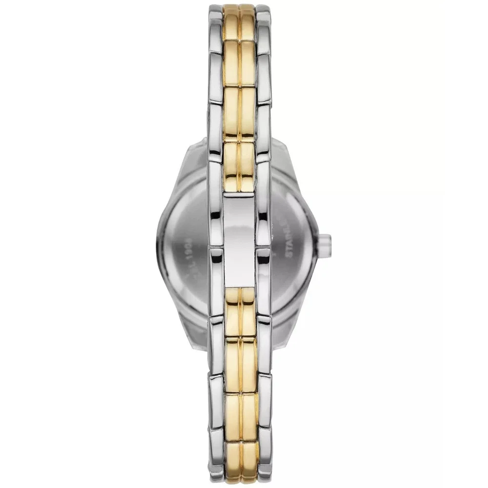 Folio Women's Two-Tone Bracelet Watch Gift Set 31mm | Crystal Accents NWT